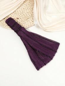 1 pieza Diadema elástica minimalista y de moda para mujeres, accesorio de cabello para todas las estaciones - Multicolor - Ver 8