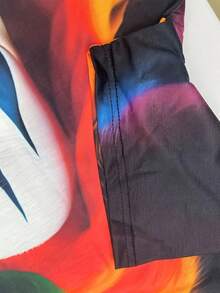 [3D Printed Clown T-Shirt] Men's Summer Fashion 3D Printed Clown Graphic T-Shirt - Breathable Polyester, Crew Neck, Short Sleeve - 混合色 - 查看 5