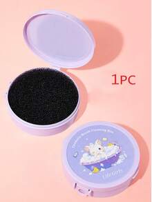 Makeup Brush Dry Cleaning Sponge Cleaning Box, Easy & Quick To Clean Brush Residue Without Water, Brush-Friendly, Slouchy & Portable, Reusable - Purple - View 7