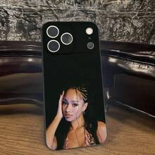 Singer K-KATE Manon Phone Case For  17,16,15,14,13,12,11 Plus,Pro Max,XS,X,XR,SE,Mini,8,7,Soft Silicone Black Cover.Christmas Accessories. - z2 - 查看 6