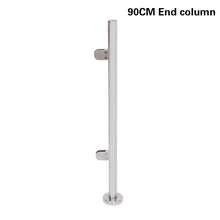 Corrosion Resistant Stainless Steel Railing Column, Universal Glass Panel Handrail Support, Modern Simple Design For Residential & Commercial Use - Silver - View 14