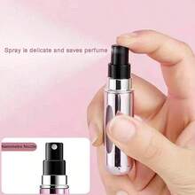 1 Packs Of Portable Refillable Mini Mist Spray Bottles, Travel Size Perfume Sprayer Set, 5ML Capacity, Ideal For On-The-Go Use, Compact - Màu Hồng Tươi - Xem 6