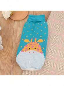 Fashion Winter Cat Sweater Vest Hairless Cat Christmas Costume Pet Holiday Outfit Knitted Warm Vest Cute Pet Festival Wear - Navy Blue - View 23