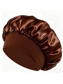 Satin-Lined Sleep Cap, Mulberry Silk Sleep Cap, Luxurious Satin Silk Sleep Cap - Adjustable Drawstring, Comfortable Fit, Satin-Lined Hair Protection, Suitable For Natural Curly Hair, Applicable For Makeup, Cooking, Sleeping, Salon Towels, Hotel Spa, Home Goods, Towels, Skincare - Multicolor - View 21