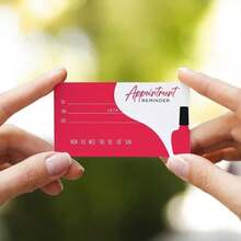 Andaz Press Nail Salon Appointment Business Cards For Nail Spa, Client Reminder, Nail Boutique Bar, Eyelash Extension, Beauty Spa, Manicures, Pedicure, Waxing, Threading, Bulk 100 Cards, 2 X 3.5-Inch - ColorN - 查看 2