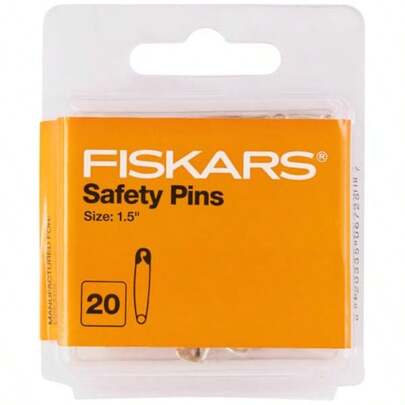 Safety Pins Large Safety Pins 1 1/2 Inch For Crafting Sewing Accessories And Supplies 20 Count Ideal For Fabric Projects Home DIY Craft Enthusiasts And Needlework Needs