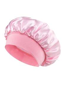 Satin-Lined Sleep Cap, Mulberry Silk Sleep Cap, Luxurious Satin Silk Sleep Cap - Adjustable Drawstring, Comfortable Fit, Satin-Lined Hair Protection, Suitable For Natural Curly Hair, Applicable For Makeup, Cooking, Sleeping, Salon Towels, Hotel Spa, Home Goods, Towels, Skincare - Multicolor - View 39