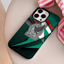 Funda con el logotipo de México, compatible con fundas  para  17,  16 Pro Max,  15 Pro Max,  13 y  12. Resistente y duradera, su diseño de doble capa ofrece una protección superior y es resistente a caídas. Un regalo ideal para familiares, amigos, seres queridos, novios o novias, y para Navidad. - Blanco - Ver 7