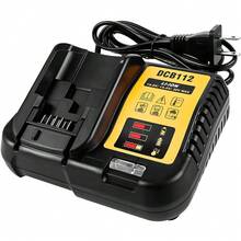 2 Pack Upgraded 6000mAh 20V Max Replacement For DEWALT DCB200 Battery And DCB112 Charger Combo DCB200 With 12V/20V DCB112 Station Kit Compatible With Dewalt 20Volt Tools - màu đen - Xem 4