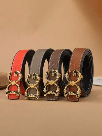 1条新款女士腰带，时尚多功能装饰腰带，高端字母设计，通勤多用途，休闲百搭，牛仔裤适用，减肥腰带，适合秋季、万圣节等场合