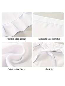 Customizable One Fashion Black And White Maid Apron - Cute Women's Home Kitchen Dining Apron, Waitress, Couples Gift, Christmas Cosplay, Christmas Gift Holiday Gift - Multicolor - View 7