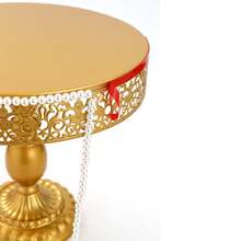 1pc Iron Tall Dessert Display Stand, Cake Tray, Tea Snack Rack, Suitable For Weddings, Events, Birthday Parties, Holiday Parties, Etc. - Multicolor - View 7