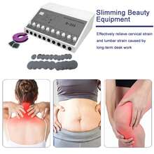 B333 aparatos de belleza microelectrónicos EMS de 10 grupos de parches de escritorio Belleza de microcorriente de la máquina ems, salida de 10 canales, 4 modos, 3 velocidades - Gris - Ver 4