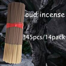 Bastoncini di incenso in bambù da 22 cm/8,66 pollici, a bassa cenere, confezione da 24 pezzi, 12 profumi diversi disponibili, adatti per casa, hotel, stanza, fragranza di lunga durata per eliminare gli odori e purificare l'aria - Multicolore - Visualizzare 86