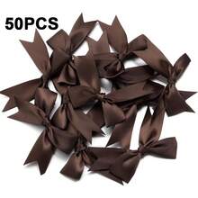 20/50个彩色缎带蝴蝶结，可爱蝴蝶结，适用于DIY工艺品装饰、头饰、时尚服装配饰、婚礼、生日派对装饰 - 彩色 - 查看 14