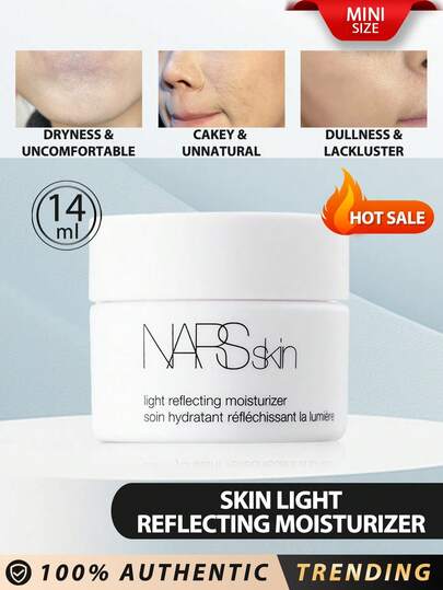  NARS [迷你] 光感保湿凝露 14ml / 轻盈的凝胶霜配方，蕴含强效保湿成分，令肌肤倍感柔软，焕发光彩。