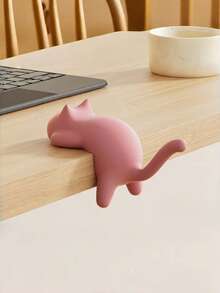 1/3 piezas Gancho para mochila de gato con borde sin costuras, sin necesidad de perforar, especial para escritorio de estudiante, gancho multifuncional para colgar bolsos al lado de la mesa. Gancho de mesa para colgar mochilas, bolsos y bolsos plegables. Gancho de escritorio de oficina para colgar bolsos y carteras de mujer. Gancho ligero para colgar bolsos - gancho para mochila, una herramienta mágica para colgar bolsos en escritorios de estudiantes, gancho de escritorio resistente, fácil de mantener los bolsos limpios, gancho práctico.