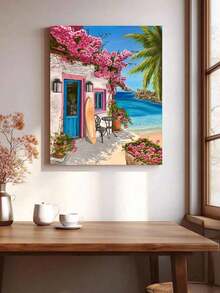 مجموعة رسم زيتي رقمي DIY مقاس 40*50 سم: أضئ الحياة الإبداعية، صور عالم ملون. رسم زيتي رقمي DIY، انطلق في رحلتك الفنية. إنها الدمج الكامل للإبداع والمرح، خيار ممتاز للتفاعل والأزواج للمشاركة والاسترخاء الشخصي. قماش عالي الجودة، نسيج ناعم، يحمل أحلامك الفنية. الألوان حيوية وطويلة الأمد وخالية من الروائح وموثوقة. تحديد رقمي واضح، حتى بدون أي أساس للرسم، يمكنك البدء بسهولة، ويمكن لكل شخص أن يصبح فنانًا. - ازرق نعناع - مشاهدة 5