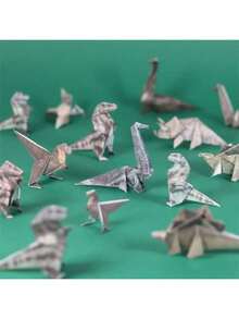 50pcs DIY Paper Cat Set, Fun 3D Paper Dog, Cat And Dinosaur Models, Decorative Paper Craft Set - Origami Fun, Interesting 3D Paper Cat & Dog Models, Creative Handmade Activity, Fold Your Own Paper Cat Shape - Suitable For Beginners, Easy To Assemble 3D Cat Craft - Perfect Gift For Birthday And Christmas, Enjoy Handicraft Fun - Desktop Decor And Gift For Cat Lovers, Creative Pastime, Handmade Decorations, Decorative Paper Art - Multicolor - View 5