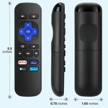 [Pack Of 2] Replacement Remote For Roku Box,For Roku Express,For Roku Premiere,For Roku Player,For Roku1/2/3/4,(NOT For Stick And TV Or Game) - 1 - 查看 8