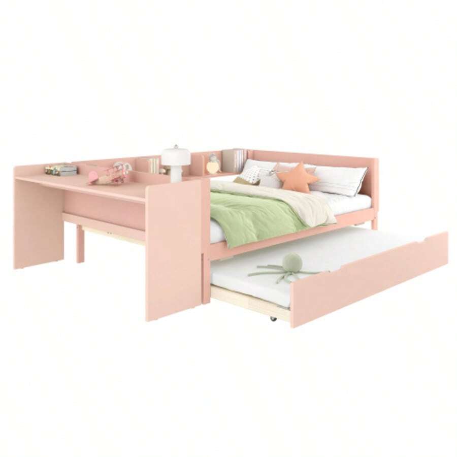 Bed Frames - Pink - View 1
