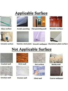 1/4 片无框高清亚克力镜贴 - 多场景墙面装饰镜，适用于家庭和办公室，可用作健身瑜伽镜、全身化妆镜，是健身房、更衣室、浴室、衣柜门等场景的理想之选。