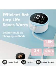 2pcs 180ml Wearable Electric Breast Pump, 4 Modes, Variable Frequency, 12 Settings Per Mode, Low Noise Anti-Leakage Design