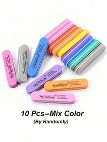 5/10pcs 100/180 Grit Nail Files, Manicure Supplies, Nail Care Tools, Back To School Nail Care Tools - Multicolor - View 14