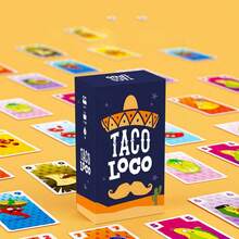 Taco Loco 70 Pcs Hilarious Fun Card Game, Christmas Ice-Breaking Party, Family Gathering, Couples Date Night, Group Entertainment, Interactive Game Play, Engaging Activity, High-Quality Cards, Compact Storage, Social Gathering - Multicolor - View 3
