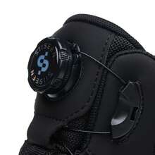 siiseen 1 Pair Utility Style Sports Safety Shoes, Synthetic Leather Lace-Up Puncture & Impact Resistant Work Boots For Men, All Season - Black - View 3