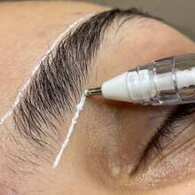 White Gelly Roll Ghost Magic Pen Kit For Eyebrow Design And School Drawings - 5個單位 - 查看 5