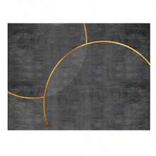 Luxury Carpet, Black With Gold Accents, Carpet For Living Room, Bedroom, Dining Room, Office - Rectangular, Indoor/Outdoor Decor - Multicolor - View 67