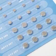 批量购买 1.5V 纽扣电池（40 节）——再也不用担心电池用完：多种型号兼容数十种设备，包括计算器、电子秤、遥控钥匙和车库门遥控器。