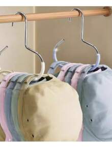 1/2/4/10个装随机颜色帽子收纳架，衣柜/衣橱悬挂式帽子架，多功能帽子展示架