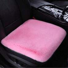1pc Car Seat Cushion Winter Long Plush Seat Cushion Comfortable And Warm Car Seat Cover Backrest Long Plush Seat Cushion - Front Seat Cushion - View 7