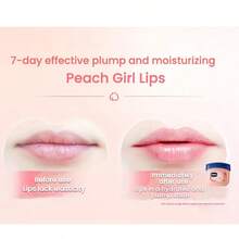 1 pieza/3 piezas Bálsamo labial hidratante con aroma a rosa de Vaseline clásico, sabor original/melocotón, 7g, que contiene gel microcrystalino de Vaseline, hidrata y humecta profundamente, mantiene los labios tersos y humectados a diario, nutre eficazmente los labios secos, hidrata y nutre los labios para un aspecto suave y brillante. Formulado con ingredientes hidratantes, alta hidratación, un producto de cuidado labial adecuado para piel sensible, color beige claro, adecuado para todo tipo de labios beige claro. - sabor a melocotón blanco - Ver 8