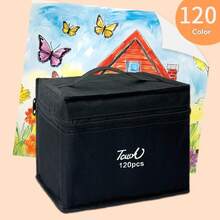 168 Colors Artist Marker Pen Set, Double-Tip Chisel & Fine Point Drawing Markers, Art Supplies Kit For Adult Coloring Books, Painting, Sketching And Mixed Media, 12/24/30/36/48/60/80/120/168/204 Colors - Multicolor - View 19