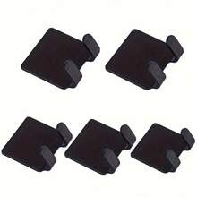 Heavy Duty Waterproof Shower Hook - Strong Adhesive Bathroom And Kitchen Organizer, No Drilling Required, Suitable For Razors, Towels, Clothes - Bathroom, Kitchen, Door Hook - Multifunctional Hanging Rack, Textured Grip, Durable Structure, Home Organization Essential - Black - View 5