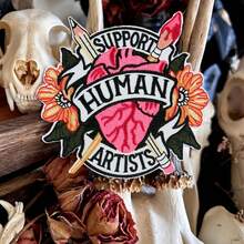 1件艺术家刺绣贴片，DIY服装装饰热封贴花配件 - 彩色 - 查看 7