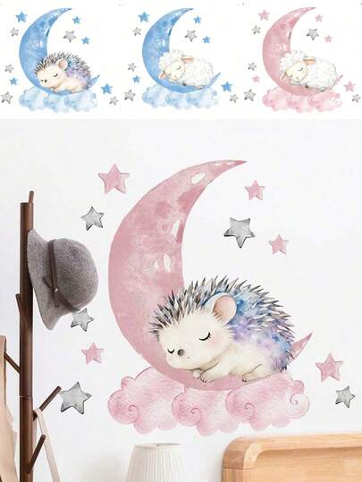 1pc Removable Wall Decal - Cute Creative Wall Decoration For Kids Room, Nursery, Girls Bedroom, Living Room - Personalized Gift