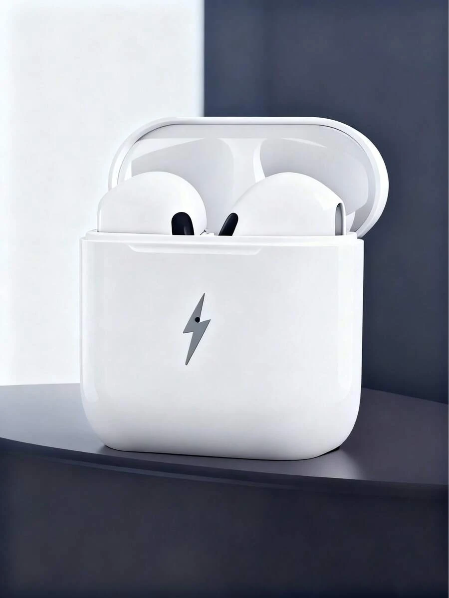 新款 Pro4s TWS 真无线蓝牙耳机，带麦克风，触控式无线蓝牙耳机，适用于智能手机，Pro 4 TWS 真无线耳机，兼容蓝牙 5.3，带麦克风，适用于手机，入耳式耳机，TWS 真无线耳机 - 均碼 - 查看 1