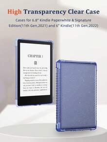 这款闪亮多彩的透明保护套兼容 Kindle（第 11 代）2022 年款和 Kindle（第 11 代至 2024 年款）（6 英寸）。四角防摔保护套也适用于 Kindle Paperwhite 第 11 代（2021 年款）。这款 Kindle 保护套耐磨、防刮、防水。时尚个性，多种颜色可选。 - 彩色 - 查看 7