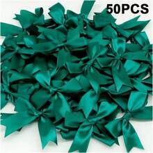 20/50个彩色缎带蝴蝶结，可爱蝴蝶结，适用于DIY工艺品装饰、头饰、时尚服装配饰、婚礼、生日派对装饰 - 彩色 - 查看 22