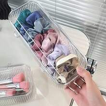 15/1 hộp đựng mỹ phẩm có nắp đậy, hộp đựng sơn móng tay bằng nhựa trong suốt hình vuông nhỏ, thích hợp đựng bút kẻ lông mày, cọ phấn mắt, cọ trang điểm cao cấp, hộp đựng đồ, giá đựng cọ để bàn, bông trang điểm, hộp đựng PET chất lượng cao bền chắc, có thể xếp chồng lên nhau, thiết kế sọc chống bụi, dùng để sắp xếp bàn trang điểm hoặc mặt bàn phòng tắm, miếng dán móng tay, mỹ phẩm và phụ kiện, không cần lắp đặt, thích hợp đựng mũ, trang sức, đồ chơi nhỏ, các bộ phận nhỏ, cúc áo, quà tặng tốt nghiệp, hộp đựng đồ để bàn - Nhiều màu - Xem 8