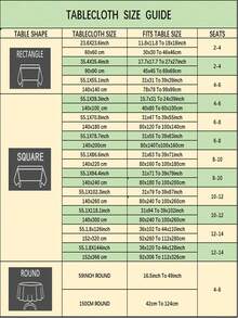 1pc Japanese Style Floral Rectangular Tablecloth, Suitable For 4-6 People, Great For Home Parties, Outdoor Weddings, Small Gardens, Kitchen & Dining Room Decor - Yarn-dyed Blue Striped Lotus Edge - View 7