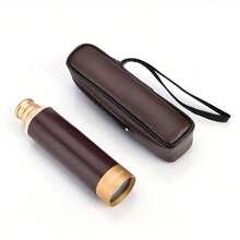 1支海盗主题单筒望远镜，30毫米物镜，12毫米目镜，三节可伸缩设计，10倍放大倍率，小巧便携，适合养蜂、观鸟、狩猎、钓鱼、露营等户外活动，也是理想的生日礼物。