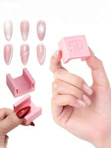 Multi-Functional Cat Eye Nail Magnet, Beginner-Friendly Cat Eye Gel Nail Polish Magnet, Nail Magnet Tool To Create Wide Cat Eye Effect In 2 Seconds - Multicolor - View 7