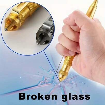 Tungsten Steel Tactical Pen, Multi-Functional Car Window Breaker, Essential For Emergency Escape, Military Survival Pen, With Glass Breaker, Suitable For Men And Outdoor Use, Tactical Pen, Pocket Pen, Outdoor Gear, Survival Gear, Compact Design, Rugged Style, Robust Construction, Precision Engineering, Writing Instrument, Multi-Functional Pen, A Gift For Men, Fathers, And Husbands From Outdoor Enthusiasts.