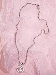 6pcs Metal Punk Hip Hop Necklace Set, Star Pendant, Sunburst Pendant, Sun Pendant, Spiral Pendant, Pendant Necklaces, Suitable For Men's Daily Wear, Valentine's Jewelry, Holiday Gift, Girlfriend - Star Necklace Six-piece Set - View 8