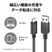 Tangle Free Cables Women's Day Gift - 1.0m+USB-c & USB-a - View 5